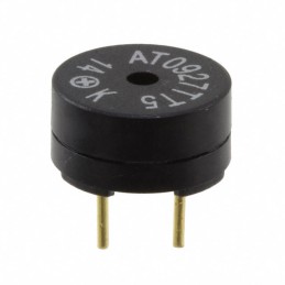 1 pcs : AT-0927-TT-5-R - Buzzers Transducer, Externally Driven Electromechanical/Magnetic 1.5 V 90mA 2.73kHz 85dB @ 1.5V, 10cm T