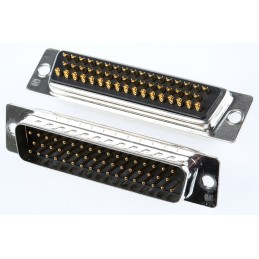 5 pcs - RS PRO 50 Way Panel Mount D-sub Connector Plug, 2.77mm Pitch