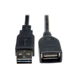 1 pcs : UR024-06N - CBL USB2.0 A RCPT TO A PLUG 0.5'