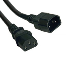 1 pcs : P004-001 - CORD 18AWG IEC320C14 - 320C13 1'