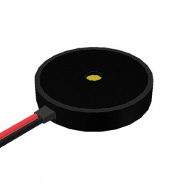 1 pcs : AT-1348-TF-LW90-R - Buzzers Transducer, Externally Driven Piezo 10 V 5mA 4.8kHz 80dB @ 10V, 10cm Custom Wire Leads