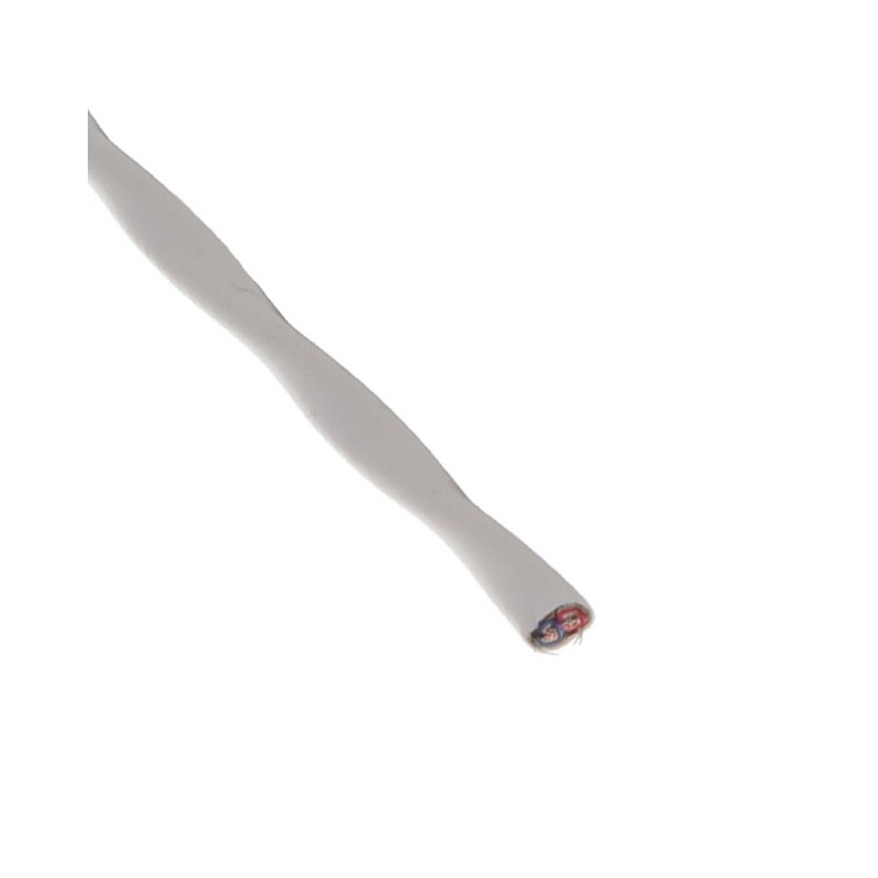 1 pcs : 44A1121-16-2/6-9-US - CABLE 2CON 16AWG WHT SHLD FEET