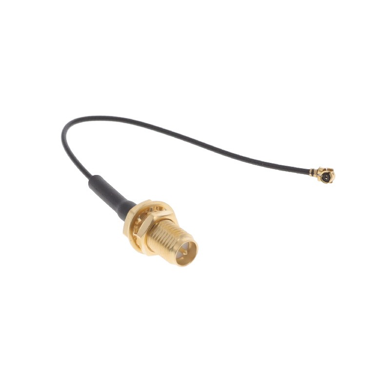 1 pcs : 2016693-2 - CBL ASSY U.FL-RPSMA JK-PL 3.937'