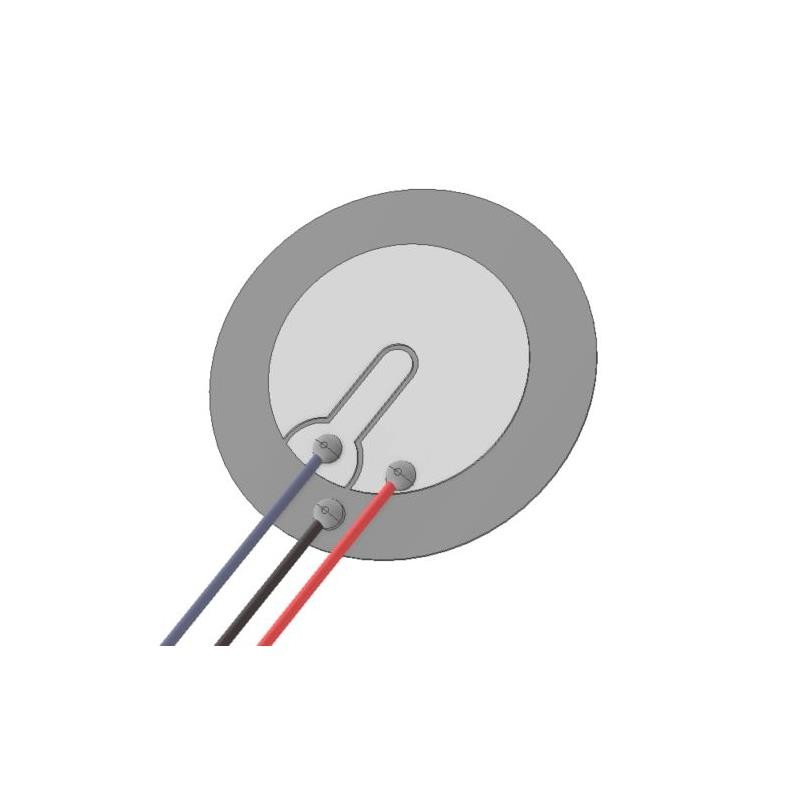 1 pcs : AB3531S-LW50-R - 3.1 kHz Feedback Buzzer Element 30V p-p 1.366' Dia (34.70mm) 220 Ohms