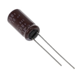 1 pcs : EKXE251ELL100MH15D - CAP ALUM 10UF 20% 250V RADIAL TH