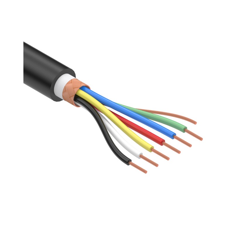 1 pcs : 30-00672 - CABLE 6COND 28AWG BLACK SHLD 1M