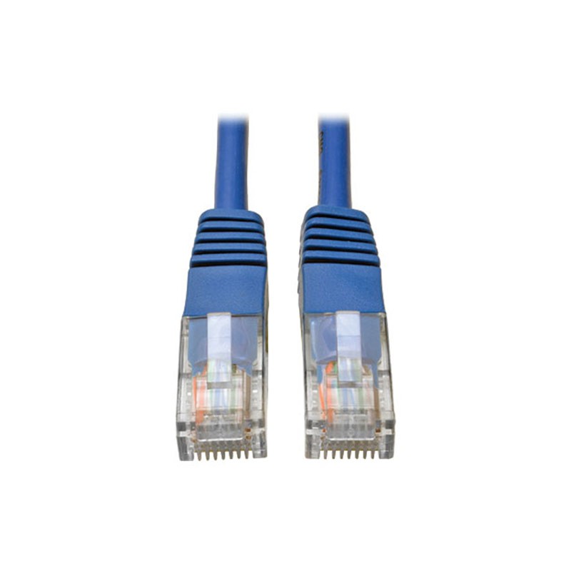 1 pcs : N002-012-BL - CABLE MOD 8P8C PLUG TO PLUG 12'