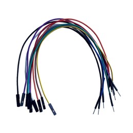 1 pcs : TW-MF-30C - 10-PACK MULTI-COLOR JUMPER WIRES