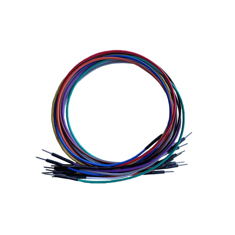 1 pcs : TW-MM-30C - 10-PACK MULTI-COLOR JUMPER WIRES