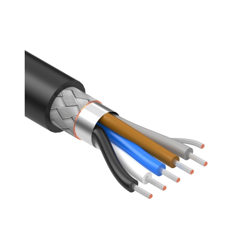 1 pcs : 30-02976 - CABLE 5COND 24AWG BLK SHLD METER