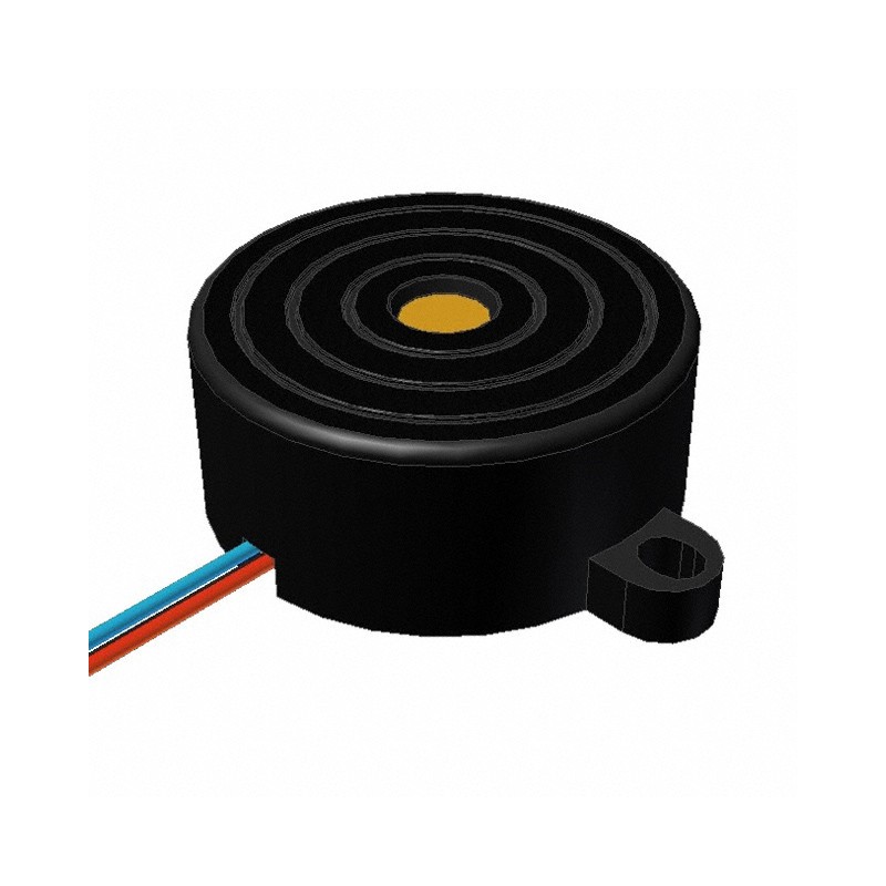 1 pcs : AT-3237-TF-LW140-R - Buzzers Transducer, Externally Driven Piezo (with Feedback) 12 V 7mA 3.7kHz 98dB @ 12V, 10cm Panel 