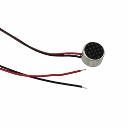 1 pcs : POW-3535L-3-LW100-B-R - Analog Microphone Electret Condenser 2 V ~ 10 V Omnidirectional (-35dB ±4dB) Wire Leads