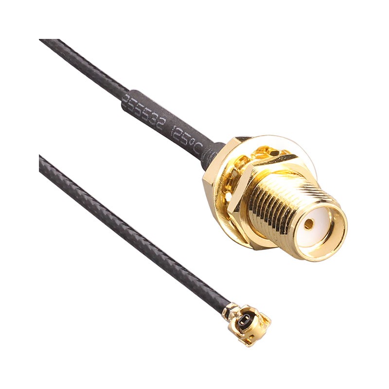 1 pcs : CSH-SGFB-100-UFFR - CBL ASSY U.FL-SMA JCK-PLG 3.937'