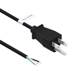 1 pcs : 11-00081 - CORD 18AWG NEMA5-15P - CBL 6.56'
