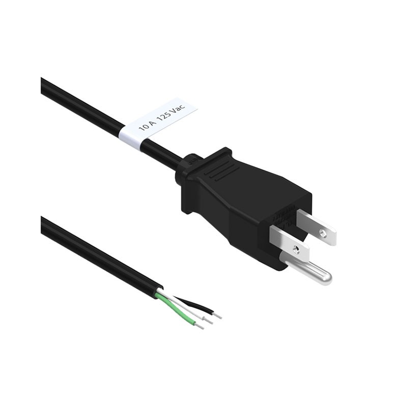 1 pcs : 11-00081 - CORD 18AWG NEMA5-15P - CBL 6.56'