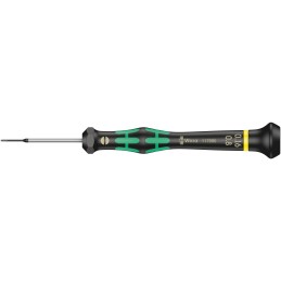 1 pcs - Wera Slotted Precision Screwdriver, 0.8 x 0.16 mm Tip, 40 mm Blade, 137 mm Overall