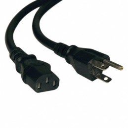 1 pcs : P006-003 - CORD 18AWG NEMA5-15P - IEC320 3'