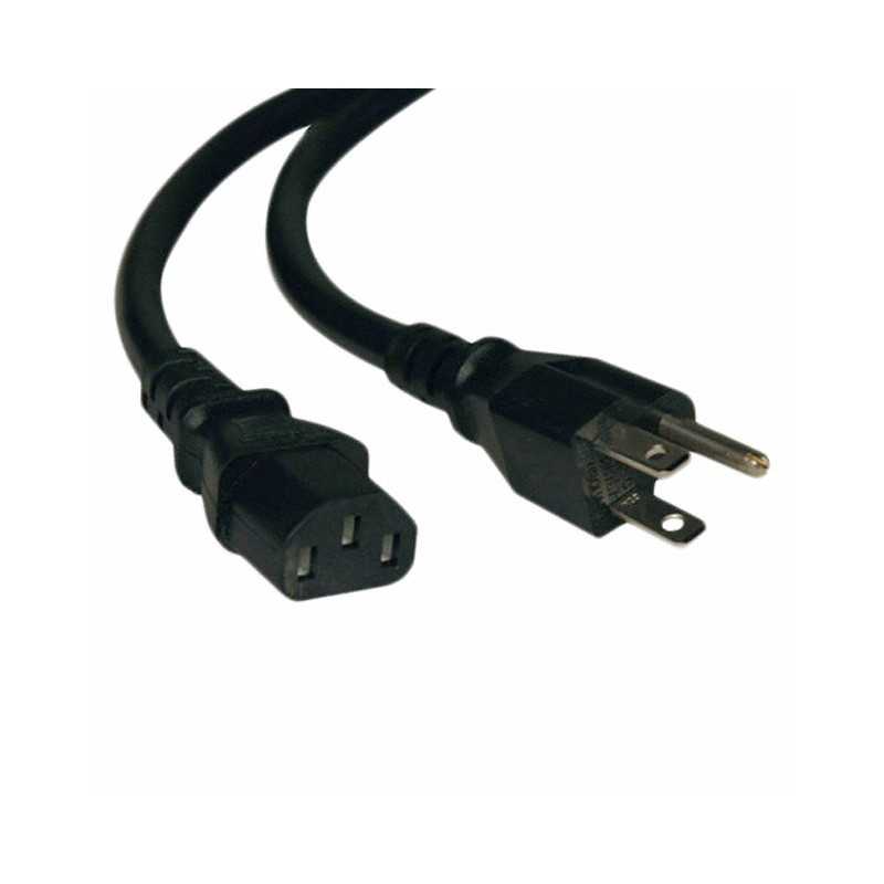 1 pcs : P006-003 - CORD 18AWG NEMA5-15P - IEC320 3'
