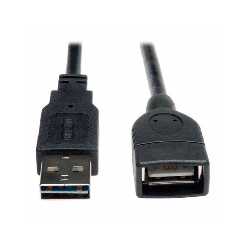 1 pcs : UR024-001 - CBL USB2.0 A RCPT TO A PLUG 1'