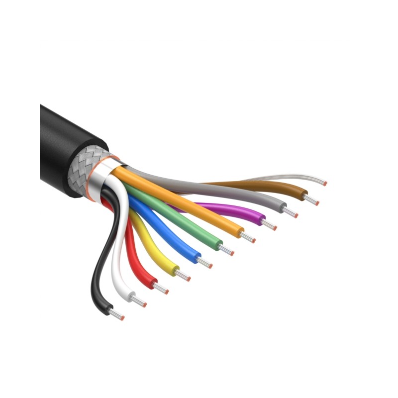1 pcs : 30-01629 - CABLE 10COND 28AWG BLK SHLD 1M
