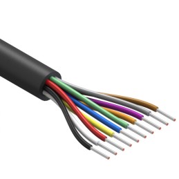 1 pcs : 30-01340 - CABLE 10COND 22AWG BLACK 1M