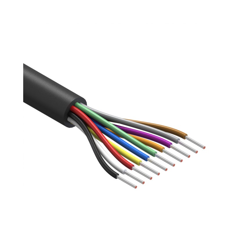1 pcs : 30-01340 - CABLE 10COND 22AWG BLACK 1M