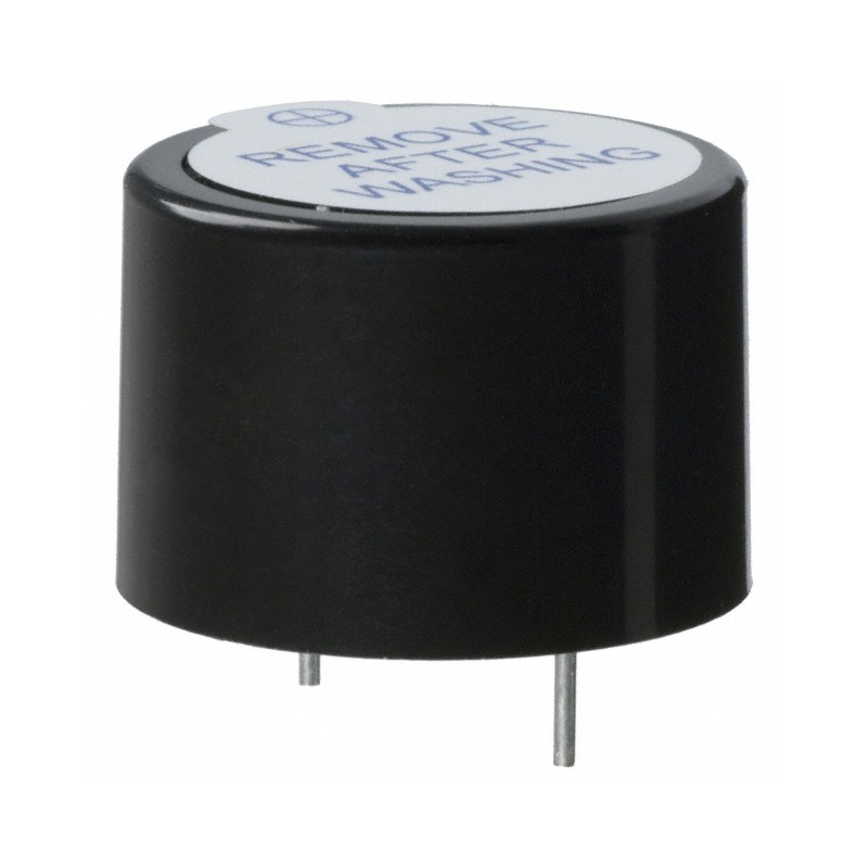 1 pcs : AI-2429-TWT-R - Buzzers Indicator, Internally Driven Piezo 12 V 8mA 2.9kHz 100dB @ 12V, 10cm Through Hole PC Pins