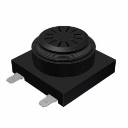 1 pcs : X-4035-P-FP32-R - Buzzers Indicator, Internally Driven Piezo 32 V 21mA 2.8kHz 95dB @ 32V, 10cm Panel Mount Screw Termina