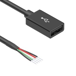 1 pcs : 10-02337 - CBL USB2.0 A RCPT TO OPEN 6.56'