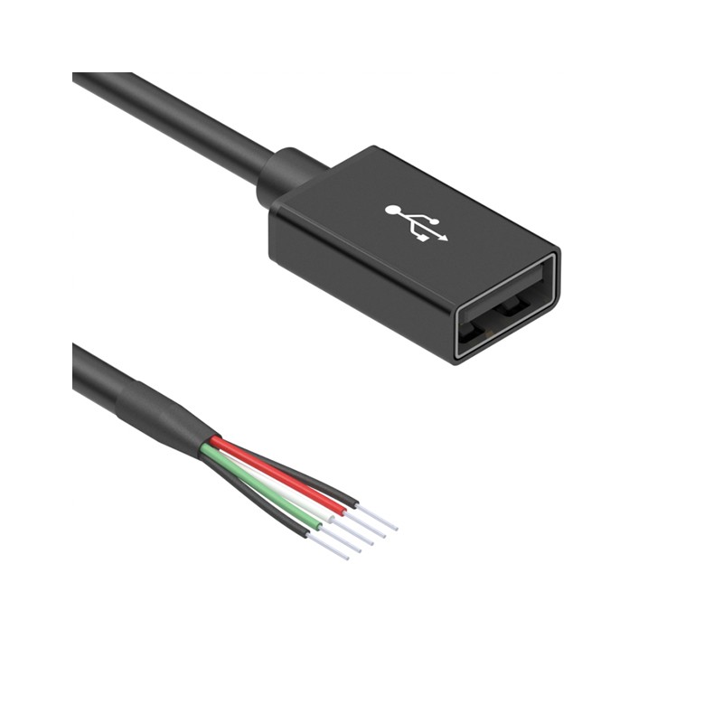 1 pcs : 10-02337 - CBL USB2.0 A RCPT TO OPEN 6.56'