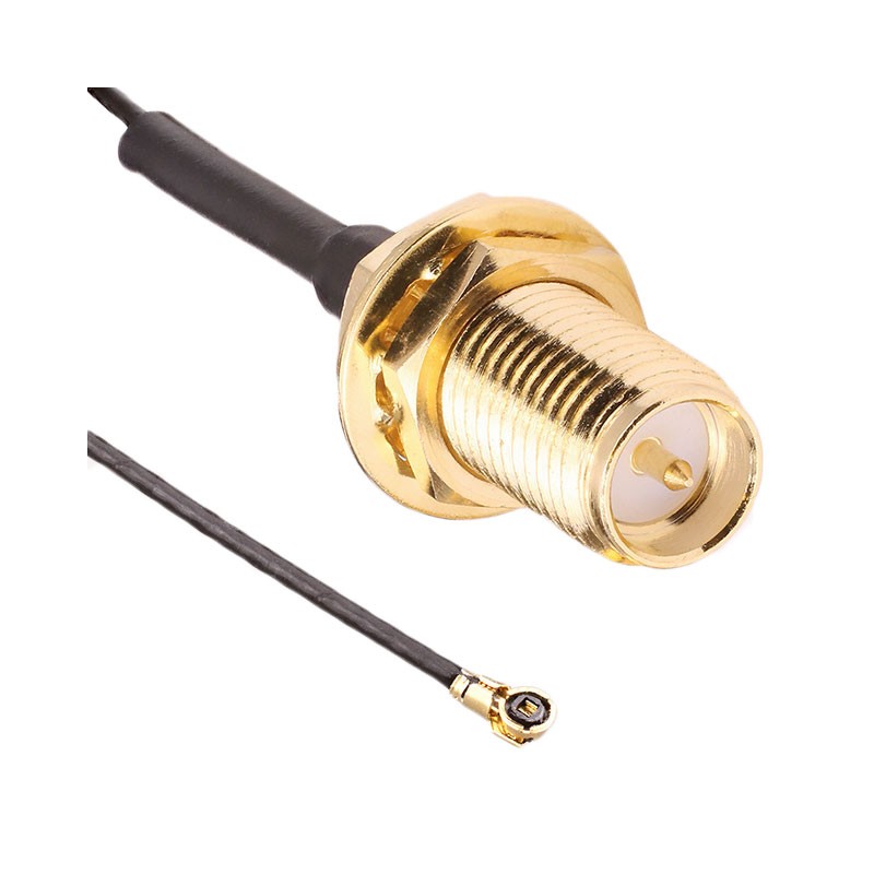 1 pcs : CSJ-RGFB-200-MHF4 - CBL ASSY RPSMA-MHF4 JK-PL 7.874'