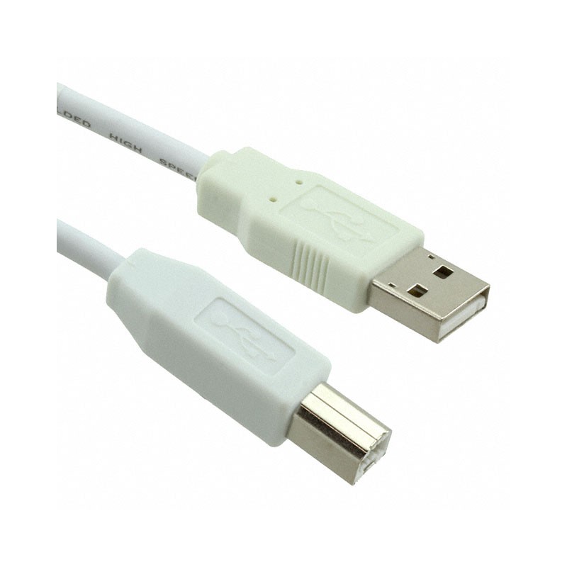 1 pcs : 1487586-3 - CBL USB2.0 A PLUG TO B PLG 0.52'