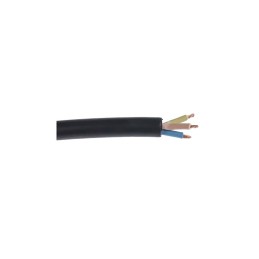 1 Reel of 100 M - RS PRO 4 Core Power Cable, 0.75 mm², 100m, Black CPE Sheath, TRS, 6 A, 300 V, 500 V