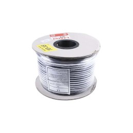 1 Reel of 100 M - RS PRO 4 Core Power Cable, 0.75 mm², 100m, Black CPE Sheath, TRS, 6 A, 300 V, 500 V