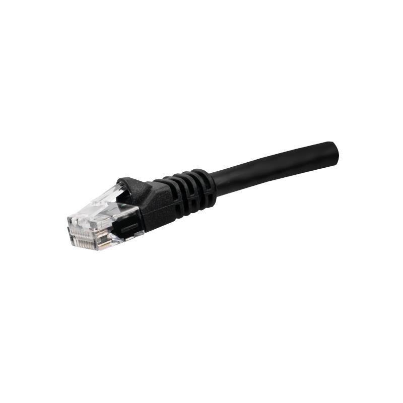 1 pcs : BC-R6UK006F - CABLE CAT6 U/UTP 28AWG BLACK 6FT