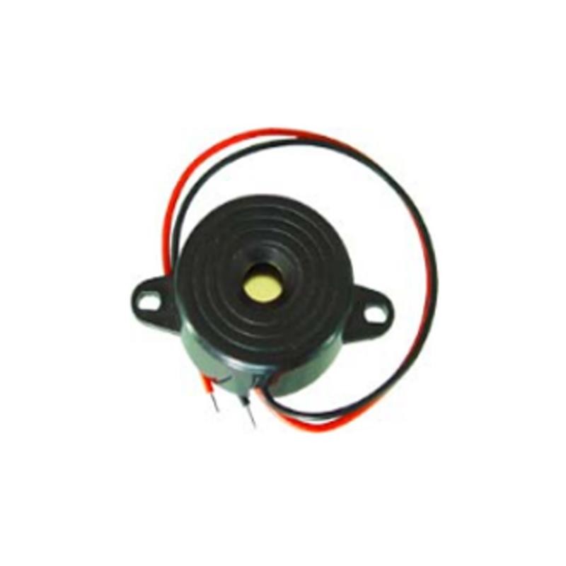 1 pcs : RBE-3.000-3012-NS1 - Buzzers Indicator, Internally Driven Magnetic 12 V 20mA 3kHz 90dB @ 12V, 10cm Panel Mount, Flange W