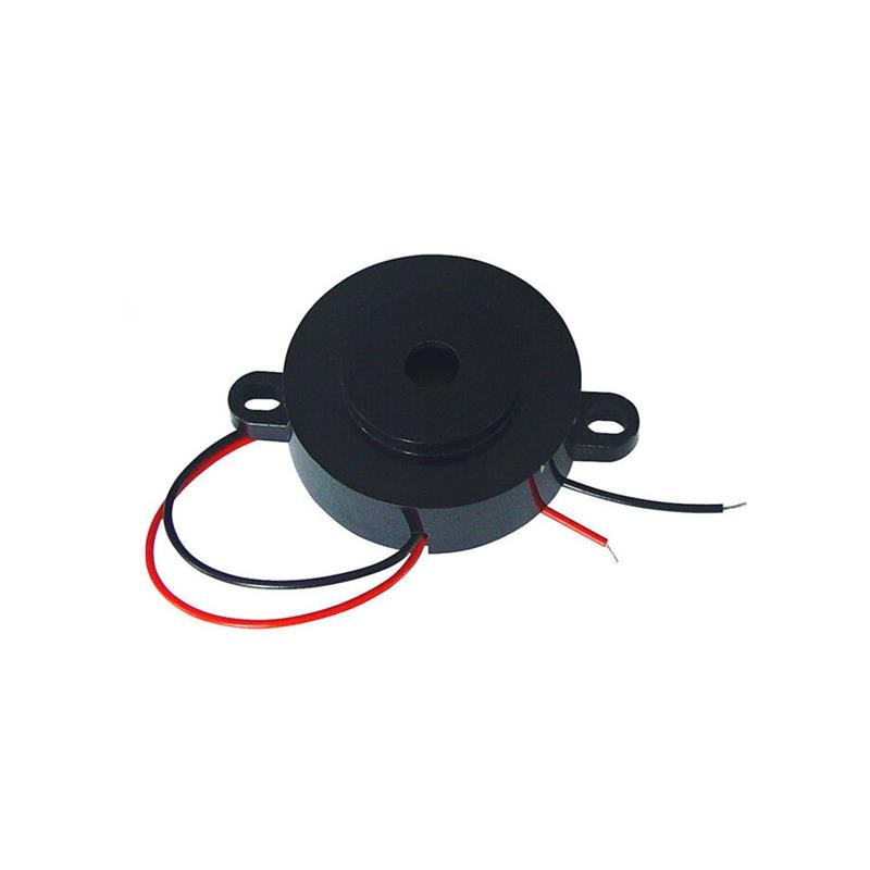 1 pcs : RBE-4.000-3215-NS1 - Buzzers Indicator, Internally Driven Magnetic 5 V 10mA 4kHz 95dB @ 5V, 10cm Panel Mount, Flange Wir