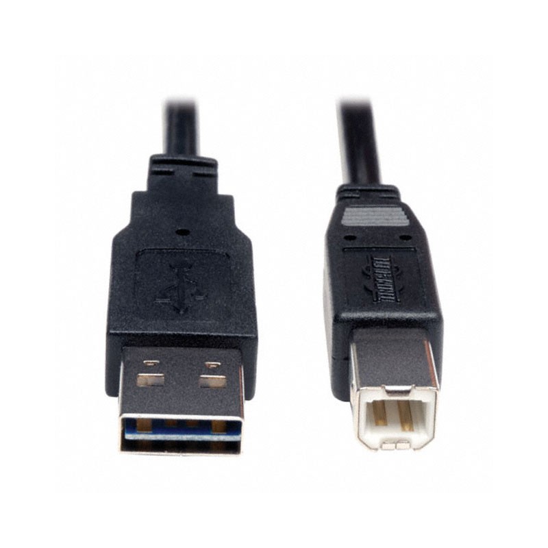 1 pcs : UR022-003 - CBL USB2.0 A PLUG TO B PLUG 3'