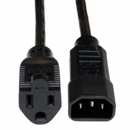 1 pcs : P002-002 - CORD 16AWG IEC320-C14 - NEMA5 2'