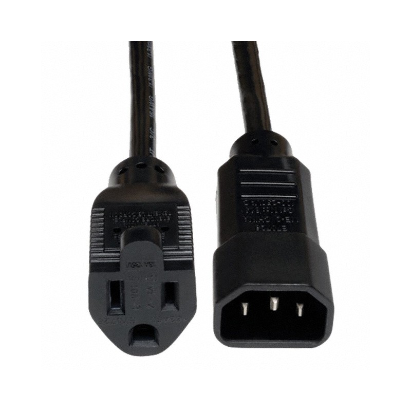 1 pcs : P002-002 - CORD 16AWG IEC320-C14 - NEMA5 2'