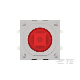 10 pcs - Red Cap Tactile Switch, SPST 50mA 3mm Through Hole
