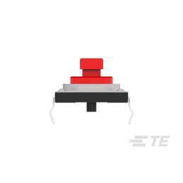 10 pcs - Red Cap Tactile Switch, SPST 50mA 3mm Through Hole