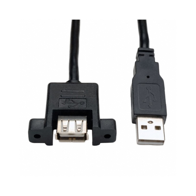 1 pcs : U024-06N-PM - CBL USB2.0 A RCPT TO A PLUG 0.5'