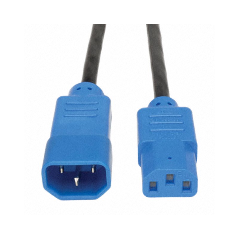 1 pcs : P004-004-BL - CORD 18AWG IEC320C14 - 320C13 4'