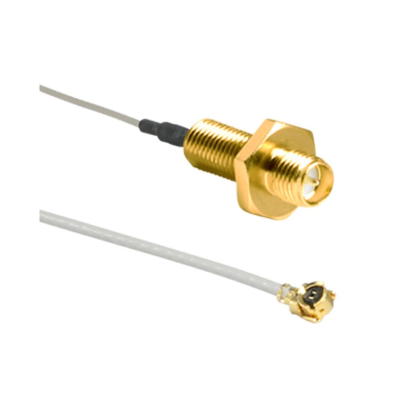 1 pcs : CSI-RGFE-100-UFFR - CBL ASSY U.FL-RPSMA JK-PL 3.937'