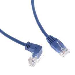 1 pcs : N204-S05-BL-UP - UP-ANGLE CAT6 GIGABIT MOLDED SLI