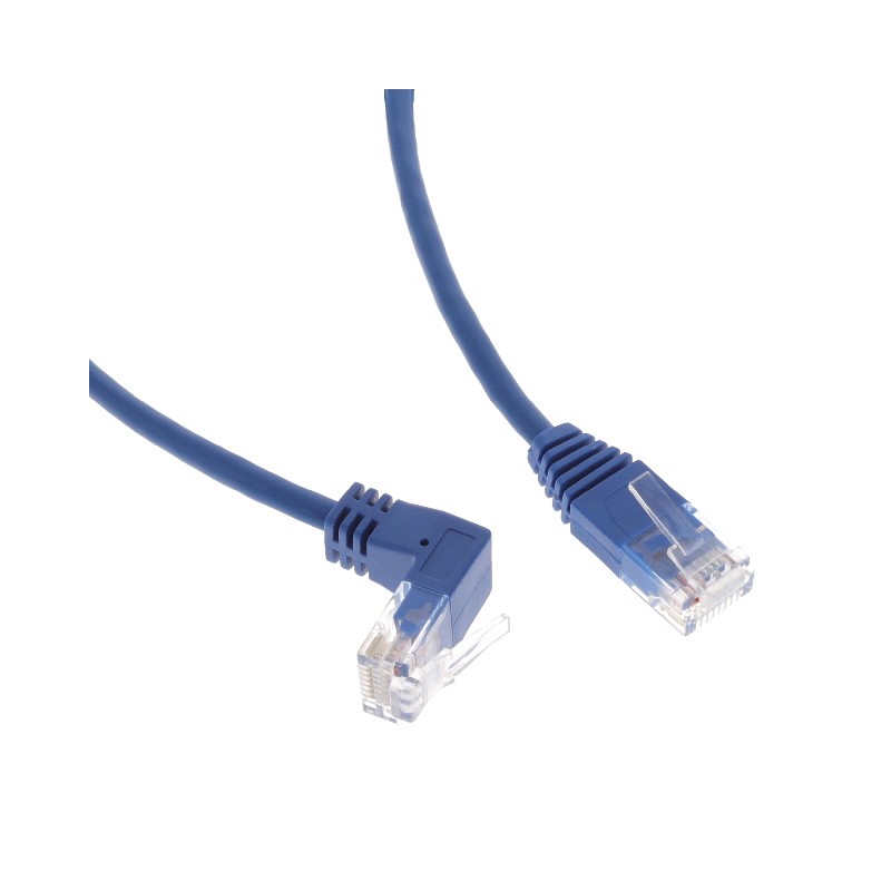 1 pcs : N204-S05-BL-UP - UP-ANGLE CAT6 GIGABIT MOLDED SLI
