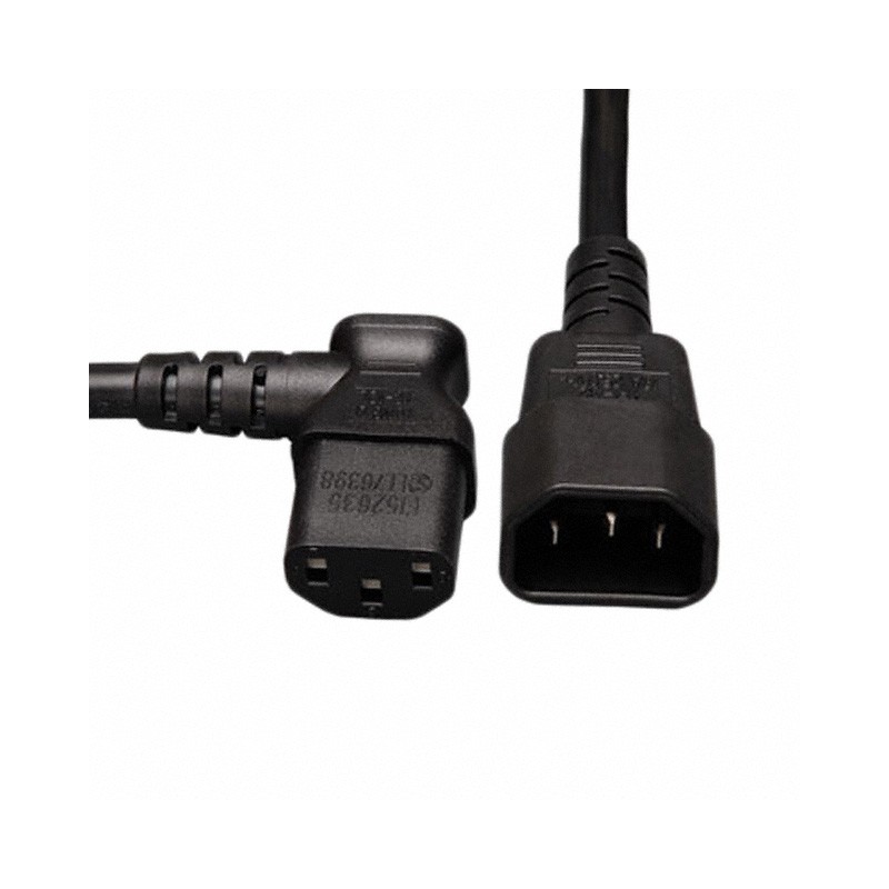 1 pcs : P004-002-13LA - CORD 18AWG IEC 320-C14 - C13 2'