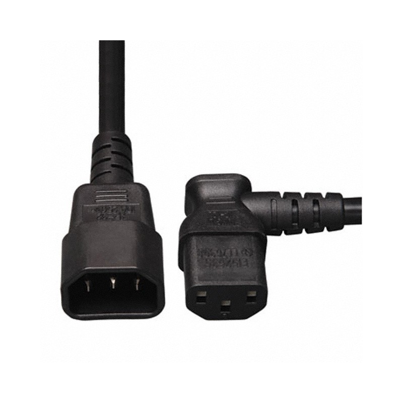 1 pcs : P004-002-13RA - CORD 18AWG C14 TO C13 RA 2' BLK