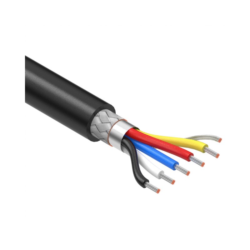 1 pcs : 30-01041 - CABLE 5COND 22AWG BLACK SHLD 1M